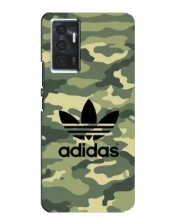 Чехол для Vivo V23e с картинкой «Милитари стиль Adidas»