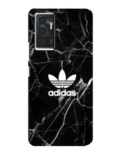 Чехол для Vivo V23e с картинкой «Белый мрамор Adidas»