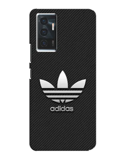 Чехол для Vivo V23e с картинкой «Adidas Карбоновая текстура»