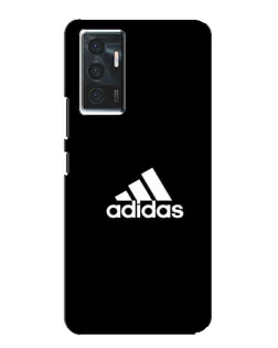 Чехол для Vivo V23e с картинкой «Черная классика Adidas»