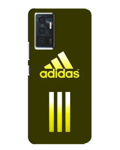 Чехол для Vivo V23e с картинкой «Оливковый градиент Adidas»