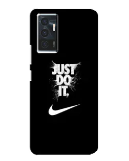 Чехол для Vivo V23e с картинкой «Текстовый принт Nike»