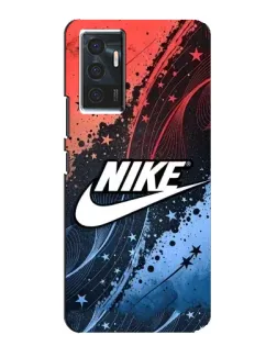 Чехол для Vivo V23e с картинкой «Градиентный принт Найк»