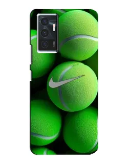 Чехол для Vivo V23e с картинкой «Теннисные мячи Найк»