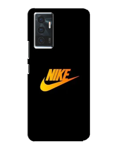Чехол для Vivo V23e с картинкой «Золотой логотип Nike»