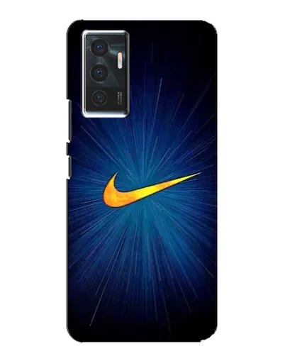 Чохол для Vivo V23e з картинкою «Синій пульс Nike» Чохол для Vivo V23e з картинкою «Синій пульс Nike»