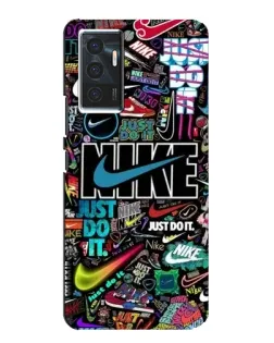 Чохол для Vivo V23e з картинкою «Яскравий колаж Nike»