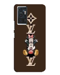 Чехол для Vivo V23e с картинкой «LV и Микки Маус»