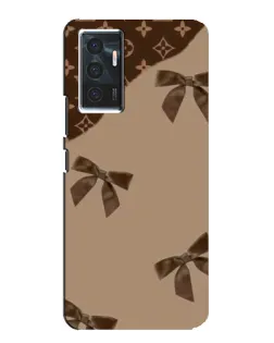 Чехол для Vivo V23e с картинкой «LV — кофейный атлас»