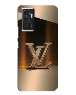Чехол для Vivo V23e с картинкой «LV — золотое сияние»