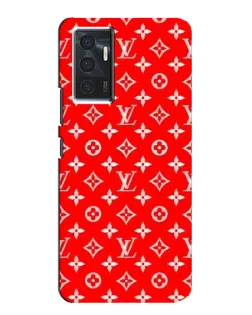 Чехол для Vivo V23e с картинкой «Яркий паттерн LV»
