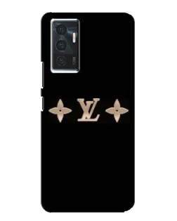 Чехол для Vivo V23e с картинкой «Louis Vuitton — минимализм»