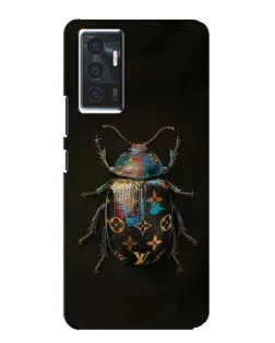 Чехол для Vivo V23e с картинкой «LV — мраморный принт»