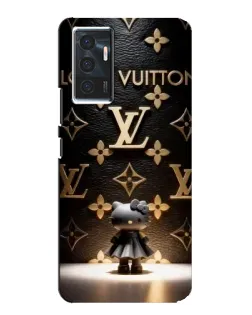 Чехол для Vivo V23e с картинкой «Монограмма с фигурой»