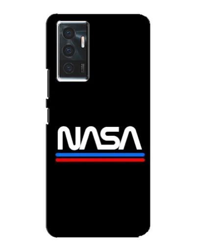 Чехол для Vivo V23e с картинкой «NASA — классика Red Blue» Чехол для Vivo V23e с картинкой «NASA — классика Red Blue»