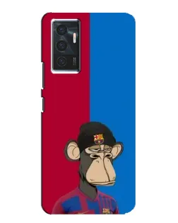 Чехол для Vivo V23e с картинкой «Bored Ape — фанат Барсы»
