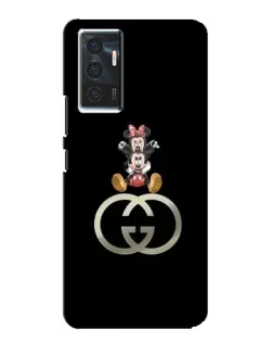 Чехол для Vivo V23e с картинкой «Минни Маус на лого»