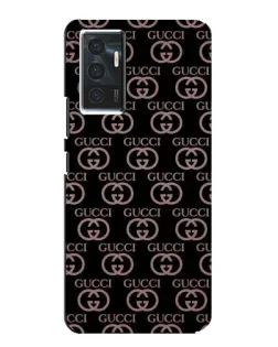 Чехол для Vivo V23e с картинкой «Классическая монограмма Gucci»