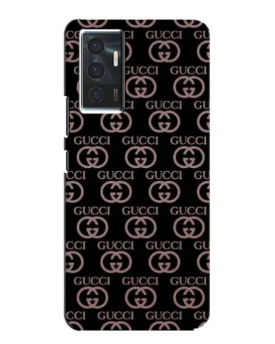 Чехол для Vivo V23e с картинкой «Классическая монограмма Gucci»
