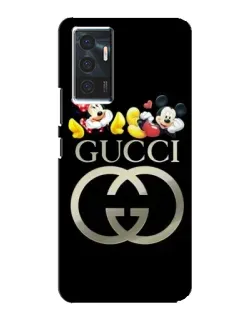 Чехол для Vivo V23e с картинкой «Gucci — герои Disney»