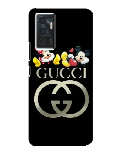 Чехол для Vivo V23e с картинкой «Gucci — герои Disney»