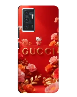 Чехол для Vivo V23e с картинкой «Gucci — золотой сад»