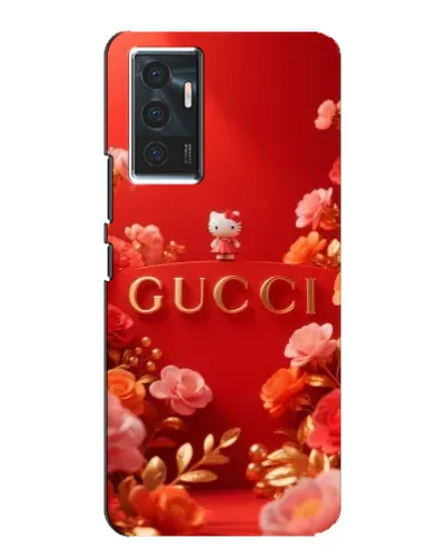 Чехол для Vivo V23e с картинкой «Gucci — золотой сад»