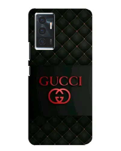 Чехол для Vivo V23e с картинкой «Gucci — стеганый черный»