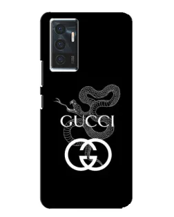 Чехол для Vivo V23e с картинкой «Gucci — серебряная змея»