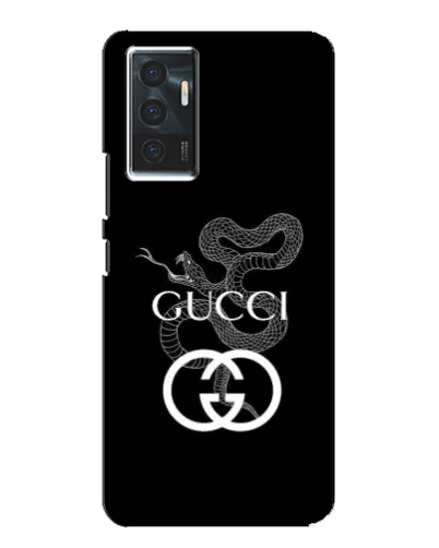 Чехол для Vivo V23e с картинкой «Gucci — серебряная змея»
