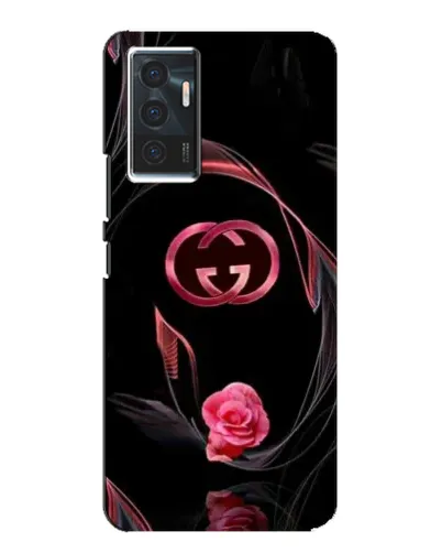 Чехол для Vivo V23e с картинкой «Gucci — неоновая роза»