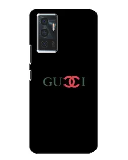 Чехол для Vivo V23e с картинкой «Gucci — красный градиент»