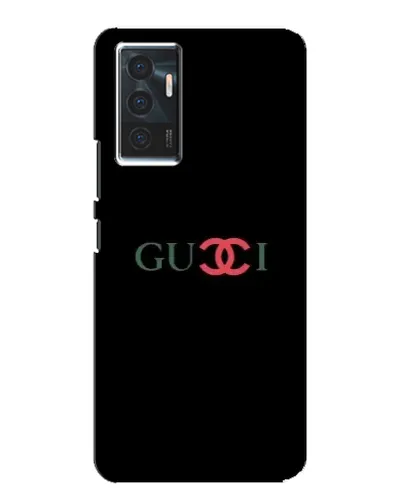 Чехол для Vivo V23e с картинкой «Gucci — красный градиент»