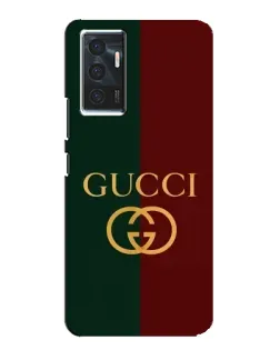 Чехол для Vivo V23e с картинкой «Gucci — темно-зеленый градиент»