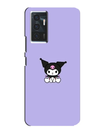 Чехол для Vivo V23e с картинкой «Kuromi — фиолетовый минимализм»