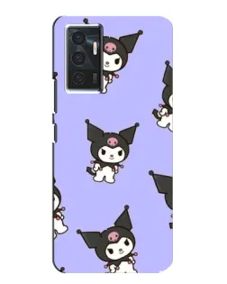 Чехол для Vivo V23e с картинкой «Паттерн с Kuromi» Чехол для Vivo V23e с картинкой «Паттерн с Kuromi»