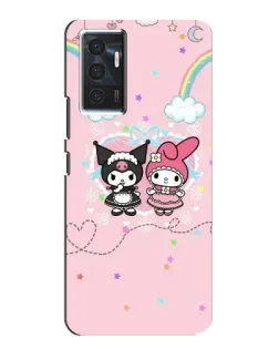 Чехол для Vivo V23e с картинкой «My Melody и Kuromi» Чехол для Vivo V23e с картинкой «My Melody и Kuromi»