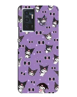 Чехол для Vivo V23e с картинкой «Kuromi — паттерн» Чехол для Vivo V23e с картинкой «Kuromi — паттерн»