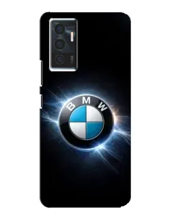 Чохол для Vivo V23e з картинкою «BMW — неонове сяйво»