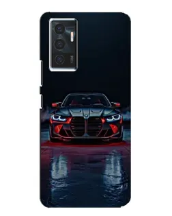 Чехол для Vivo V23e с картинкой «BMW на мокрой дороге»