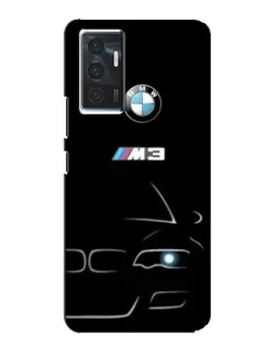 Чехол для Vivo V23e с картинкой «Минималистичный принт BMW M3»