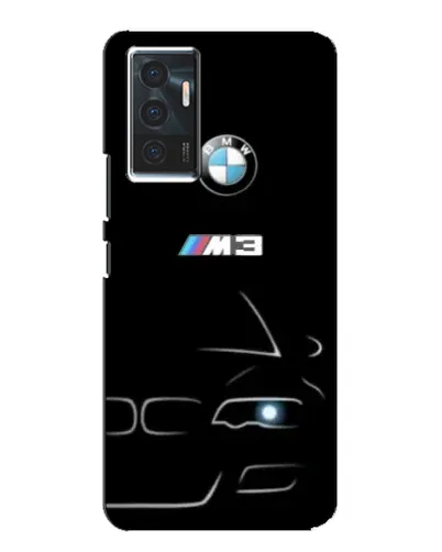 Чехол для Vivo V23e с картинкой «Минималистичный принт BMW M3»