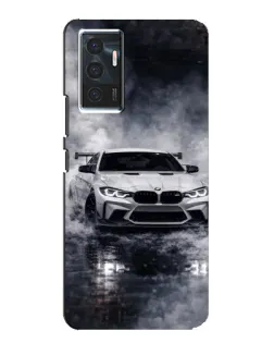 Чехол для Vivo V23e с картинкой «BMW сквозь туман»