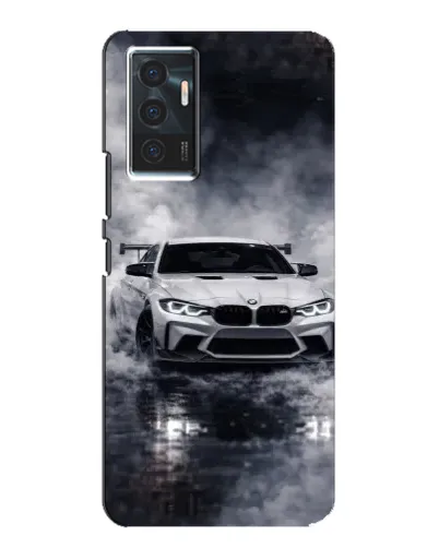 Чехол для Vivo V23e с картинкой «BMW сквозь туман»