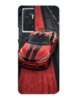 Чехол для Vivo V23e с картинкой «BMW на красной дорожке»