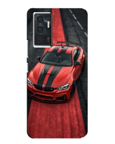 Чехол для Vivo V23e с картинкой «BMW на красной дорожке»