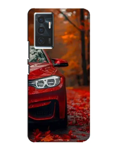 Чехол для Vivo V23e с картинкой «Осенняя BMW M4»