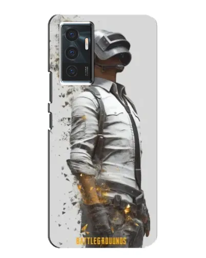Чехол для Vivo V23e с картинкой «PUBG — боец в пыли»