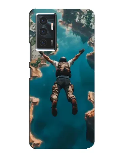 Чехол для Vivo V23e с картинкой «PUBG — свободное падение»