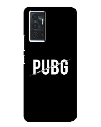 Чехол для Vivo V23e с картинкой «PUBG — белый логотип»
